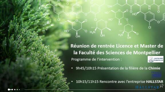 France Chimie Méditerranée présente à la rentrée de l’Université de Montpellier